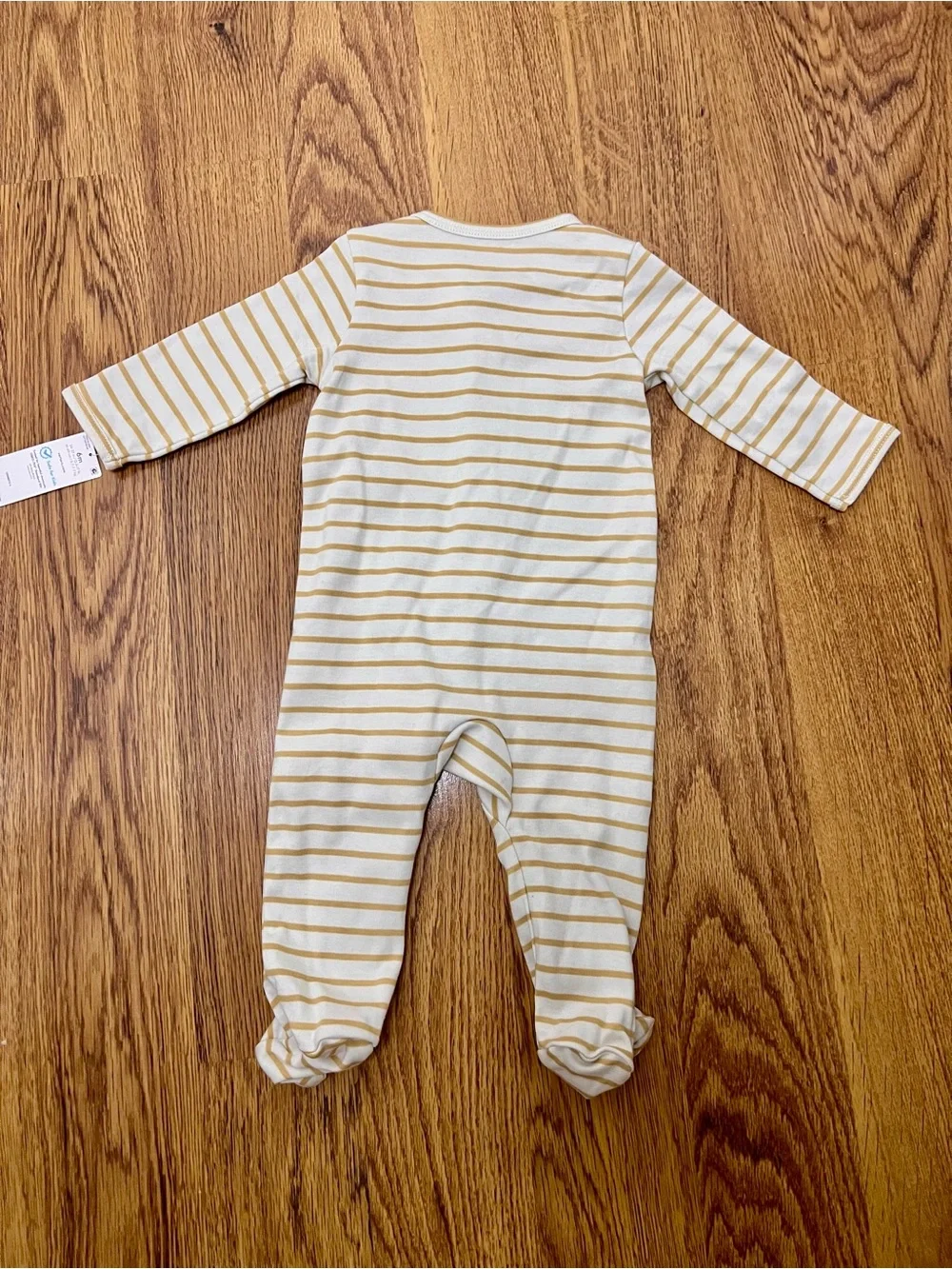 Carter’s Baby 6M Lion Stripe Footed Sleeper Pajamas 2-Way Zip NWT